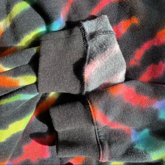 PINK Rainbow Zebra Sherpa Lined Pull Over - Picture 7 of 7